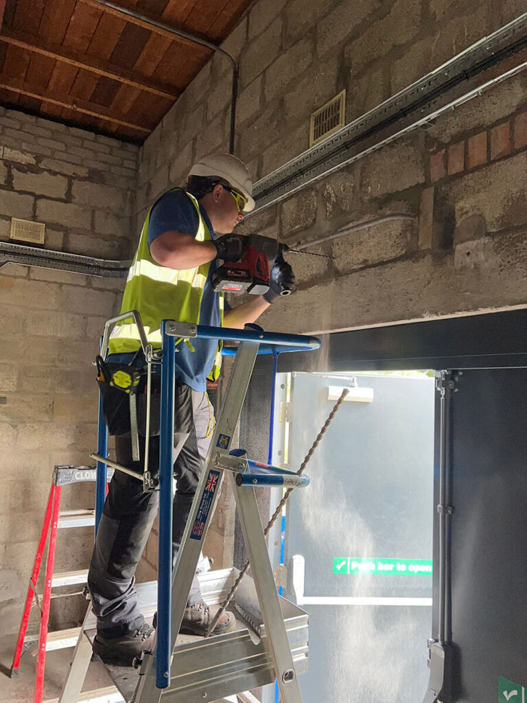 GBEC Electrician at work