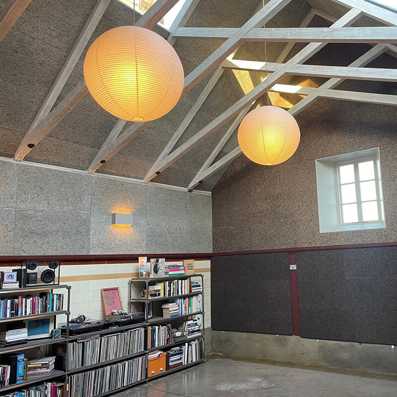 GBEC - Services - Lighting - Energy-efficient LED lighting installation in commercial ceiling